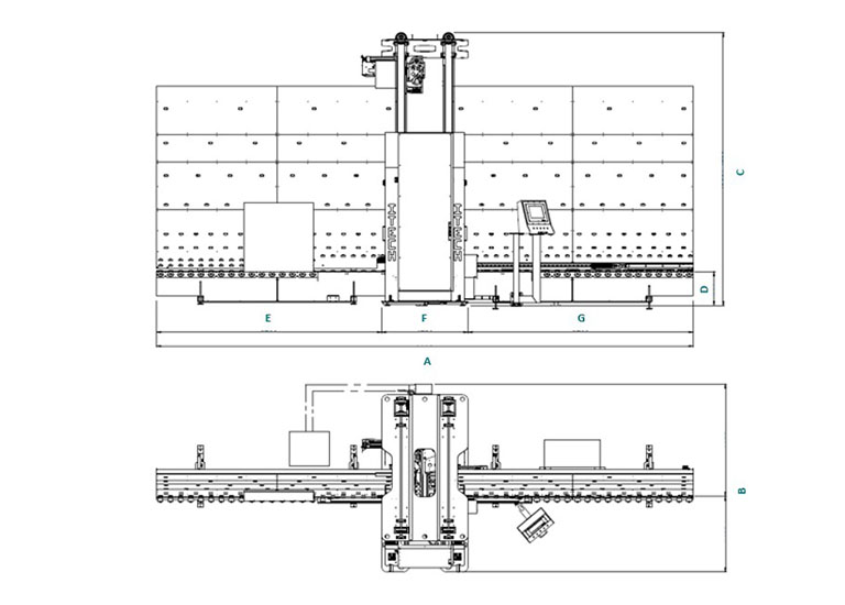 APUS · Plano de dimensiones