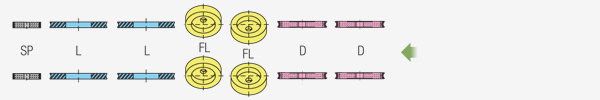 Esquema de 2D+2F+2L+SP