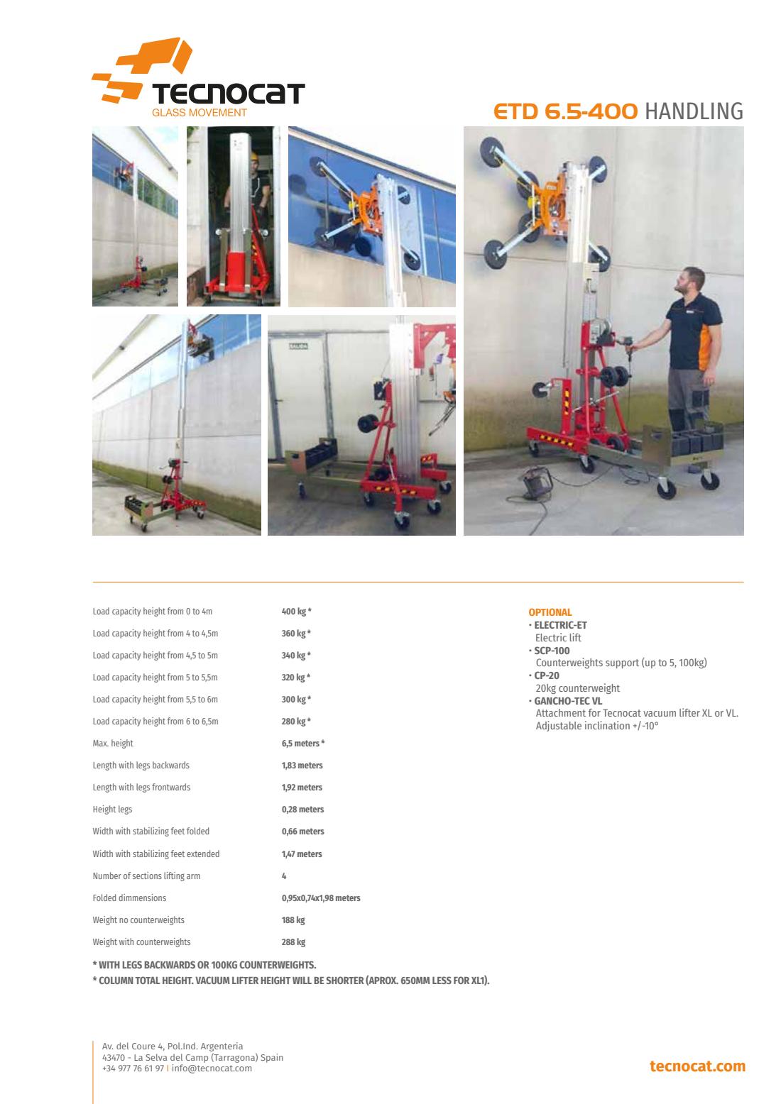 Ficha original ETD 6.5-400 HANDLING