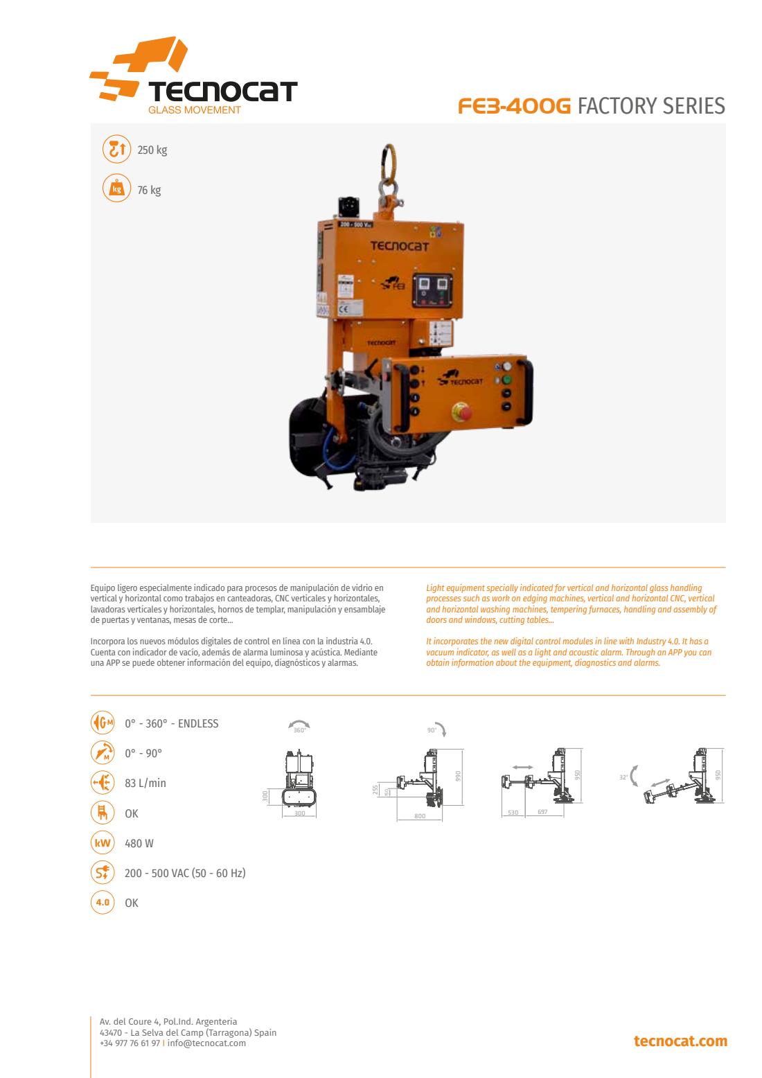 Ficha original FE3-400G