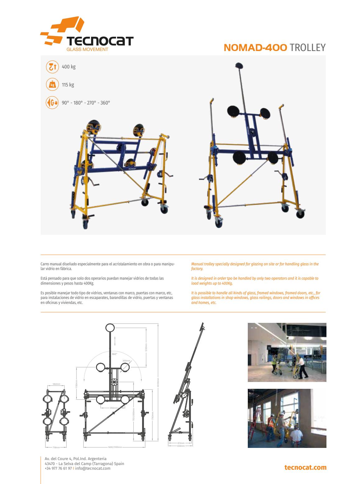 Ficha original NOMAD-400 TROLLEY