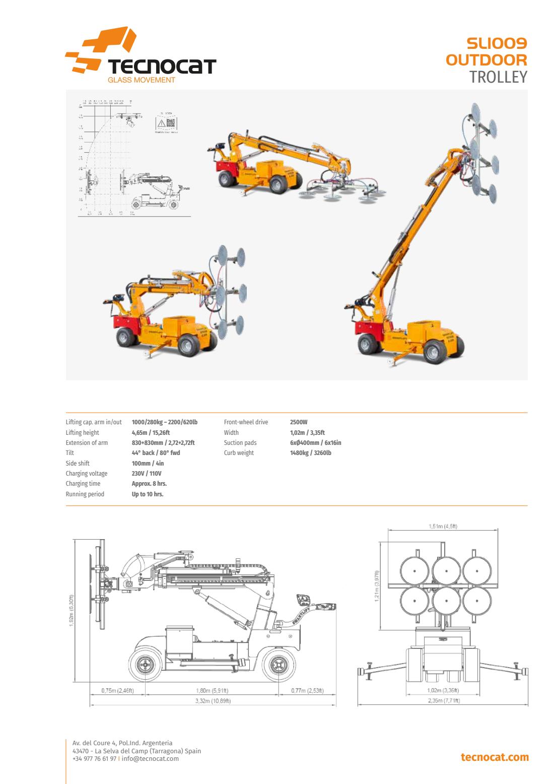 Ficha original SL1009 OUTDOOR TROLLEY